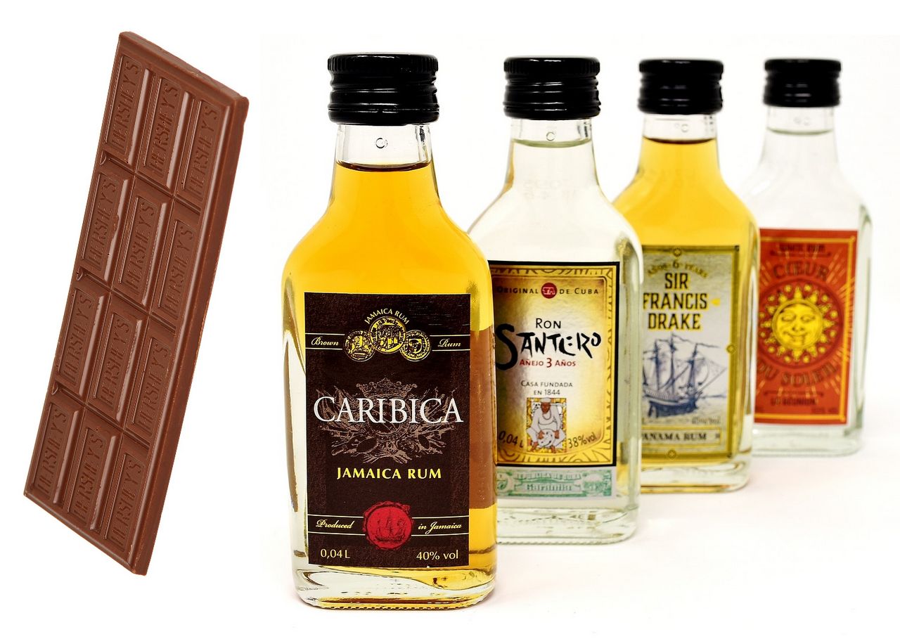 Karibské rumy a čokoláda, to jde dohromady!